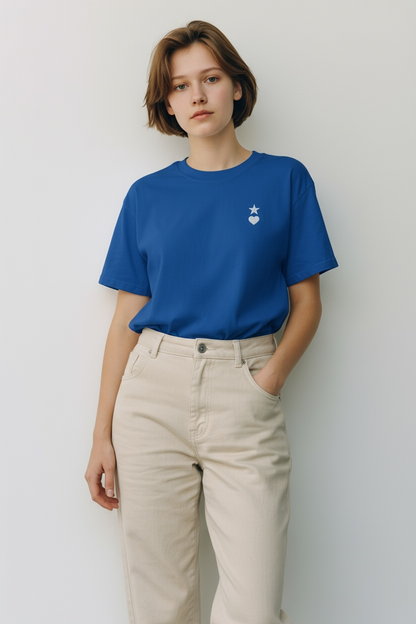 AUNO Team Royal & White Womens T-Shirt - AUNO