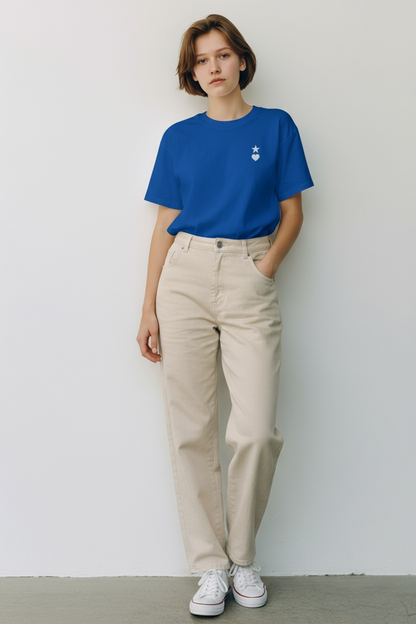 AUNO Team Royal & White Womens T-Shirt - AUNO