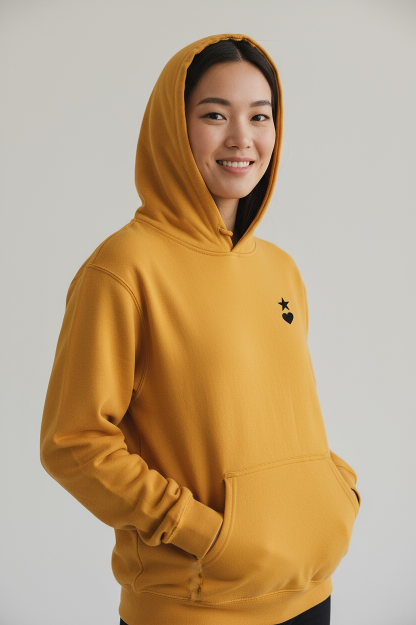 AUNO Gold & Black Womens Hoodie - AUNO