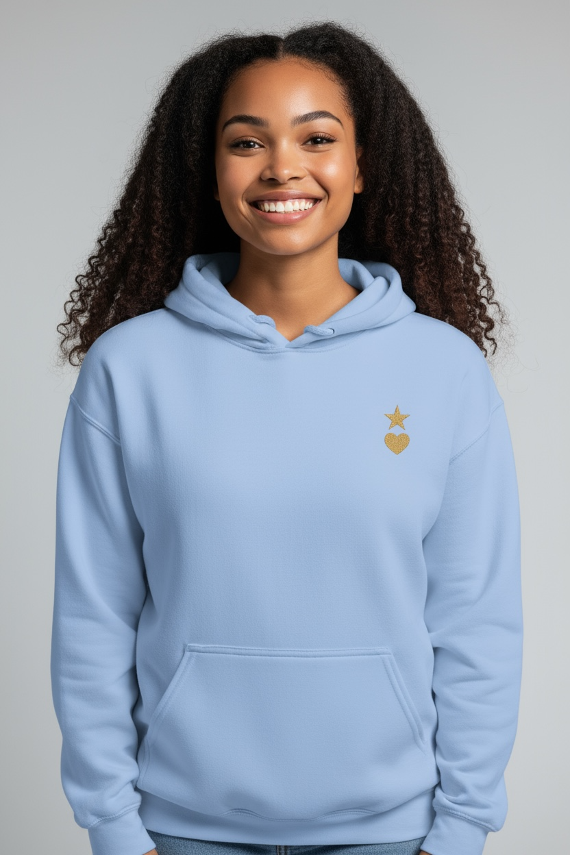 AUNO Carolina Blue Womens Hoodie - AUNO