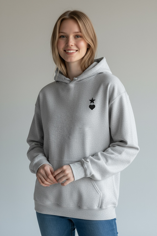 AUNO Sports Grey Womens Hoodie - AUNO