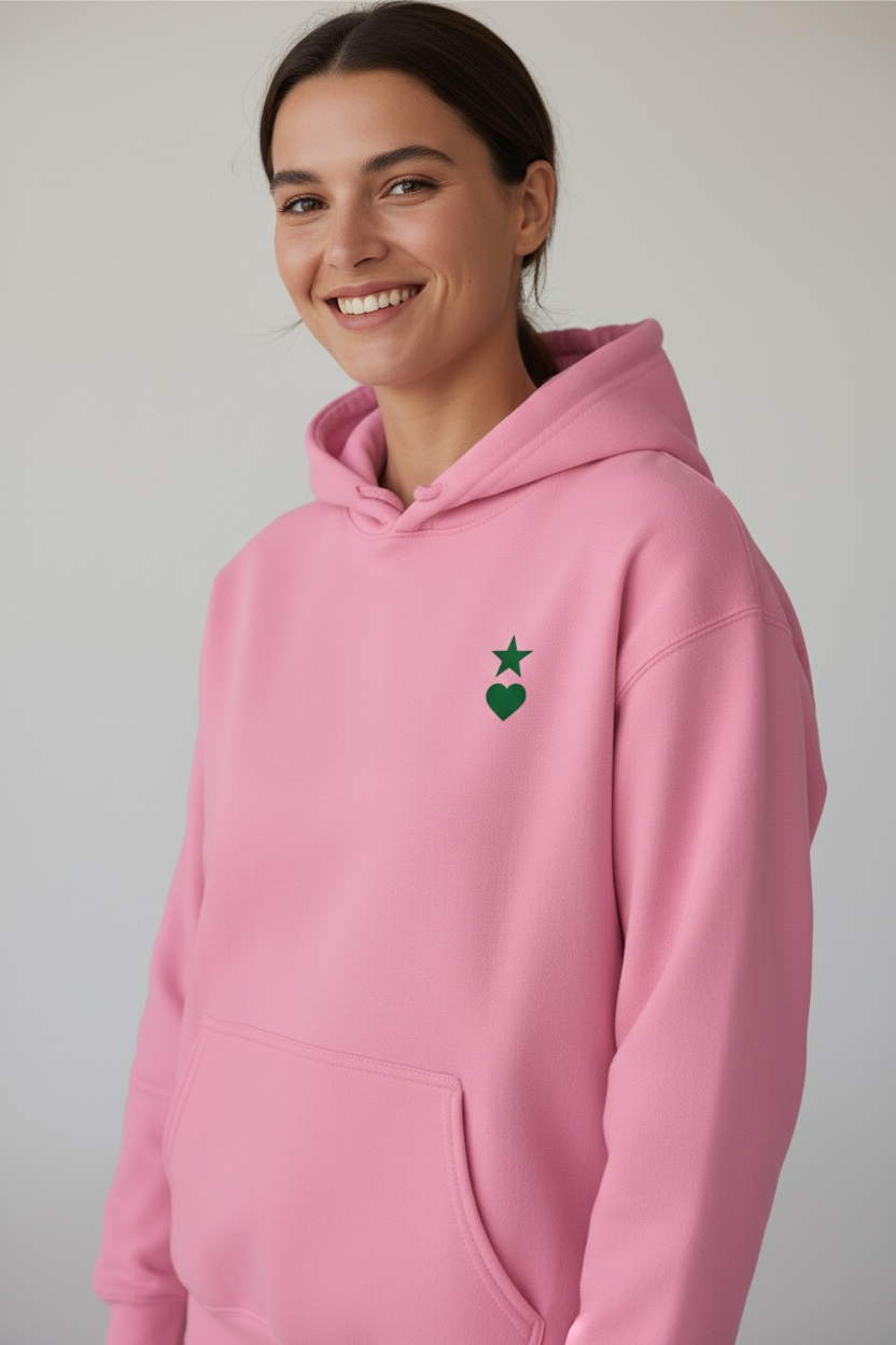 AUNO Azalea & Green Women Hoodie - AUNO
