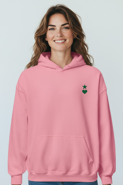 AUNO Azalea & Green Women Hoodie - AUNO