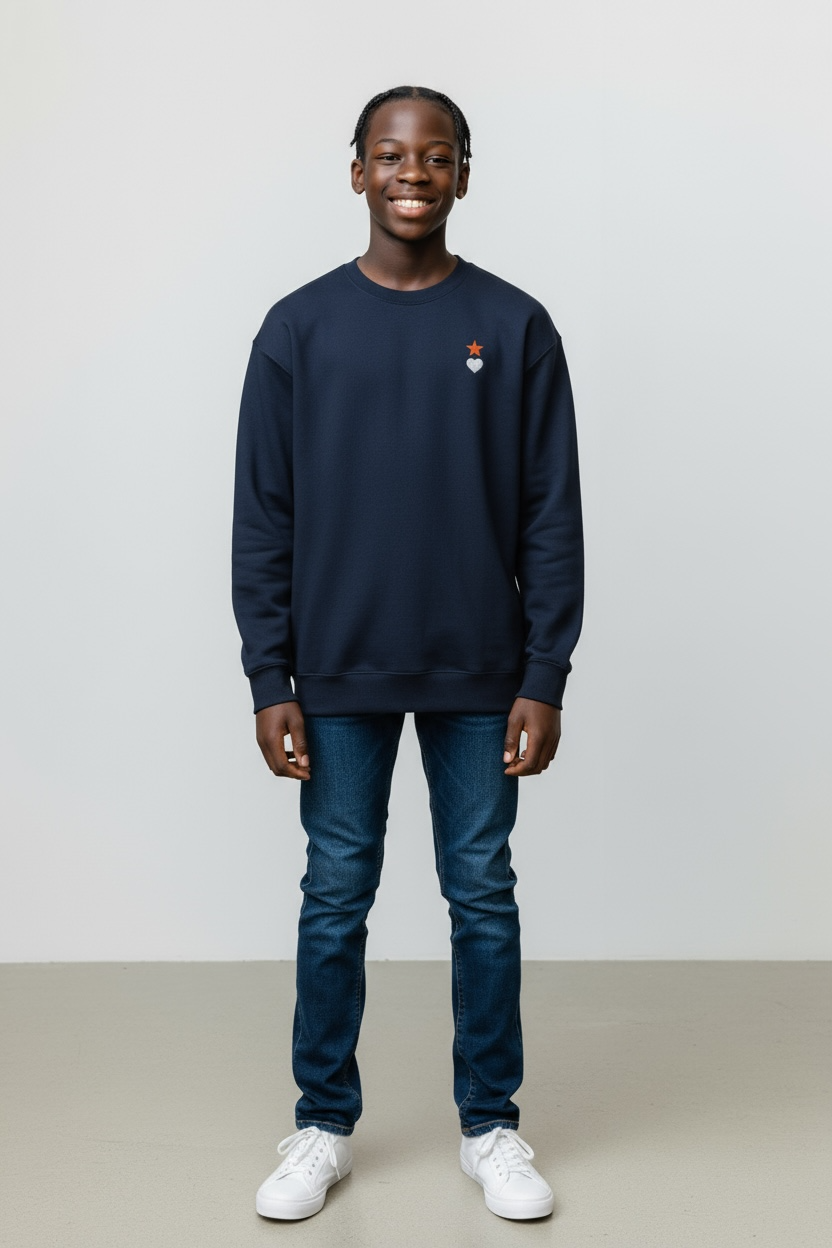 AUNO Navy Blazer Premium Mens Sweatshirt - AUNO