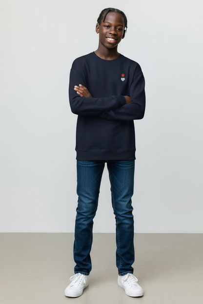 AUNO Navy Blazer Premium Mens Sweatshirt - AUNO